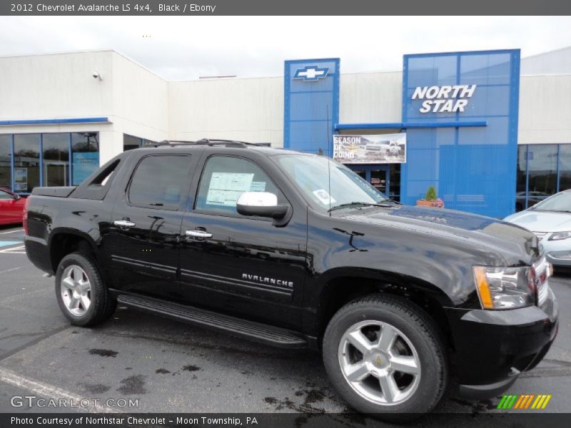 Black / Ebony 2012 Chevrolet Avalanche LS 4x4