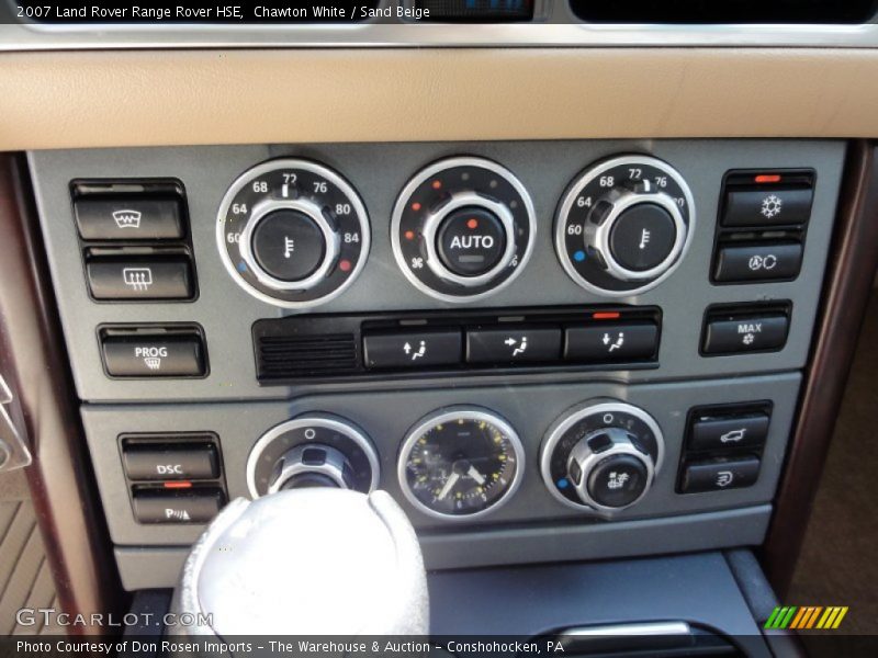 Chawton White / Sand Beige 2007 Land Rover Range Rover HSE