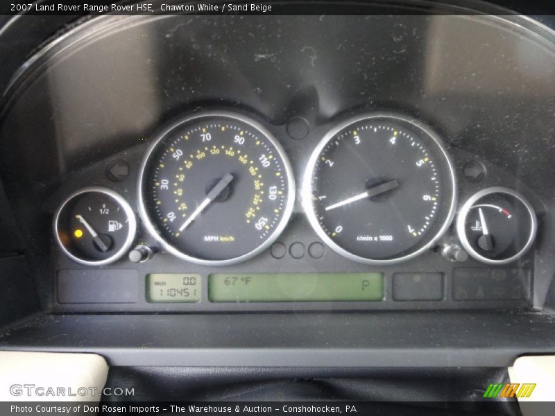 Chawton White / Sand Beige 2007 Land Rover Range Rover HSE