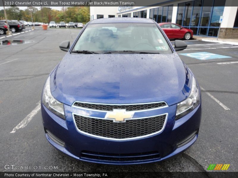 Blue Topaz Metallic / Jet Black/Medium Titanium 2012 Chevrolet Cruze LS