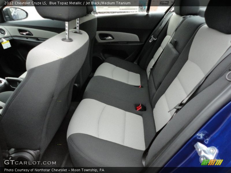 Blue Topaz Metallic / Jet Black/Medium Titanium 2012 Chevrolet Cruze LS