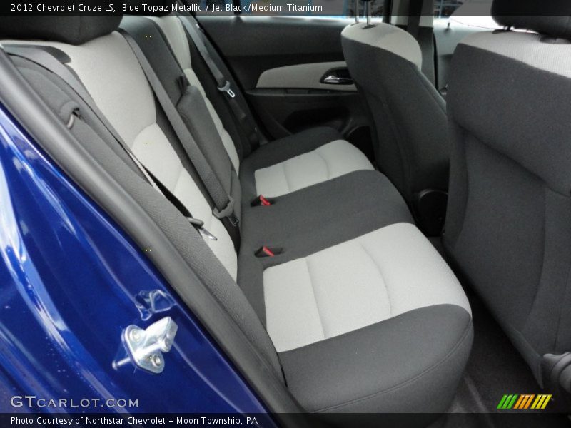 Blue Topaz Metallic / Jet Black/Medium Titanium 2012 Chevrolet Cruze LS