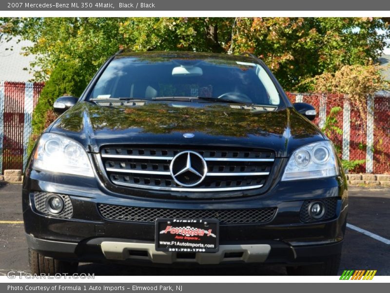 Black / Black 2007 Mercedes-Benz ML 350 4Matic