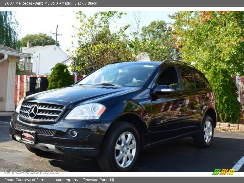 Black / Black 2007 Mercedes-Benz ML 350 4Matic