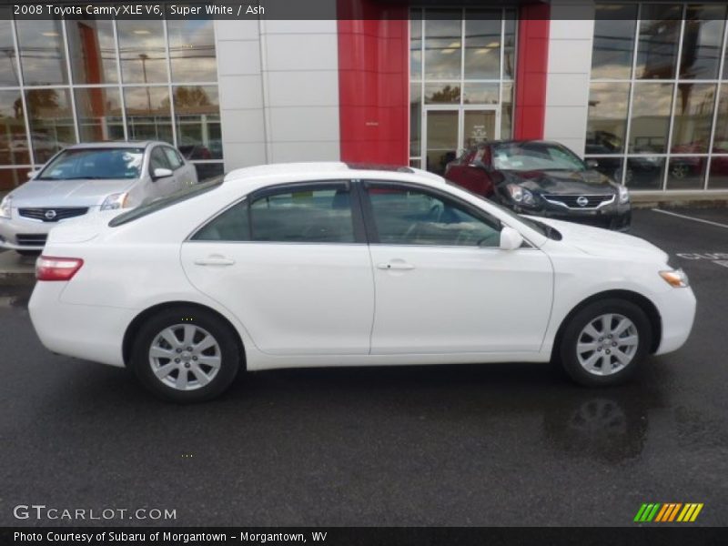 Super White / Ash 2008 Toyota Camry XLE V6