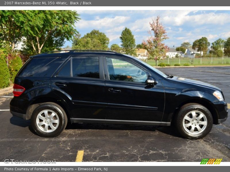Black / Black 2007 Mercedes-Benz ML 350 4Matic