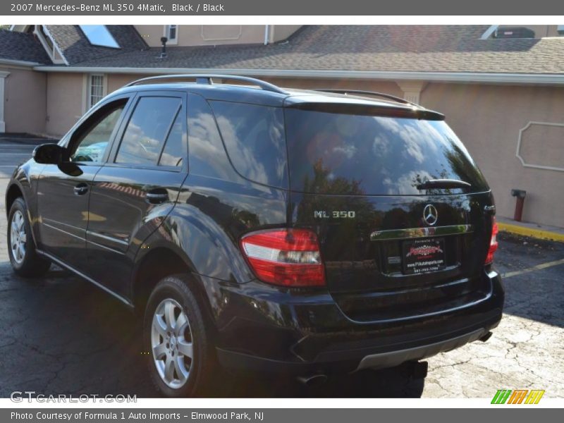 Black / Black 2007 Mercedes-Benz ML 350 4Matic