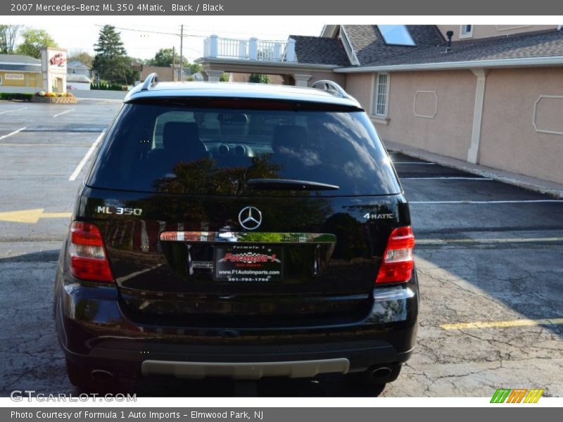 Black / Black 2007 Mercedes-Benz ML 350 4Matic
