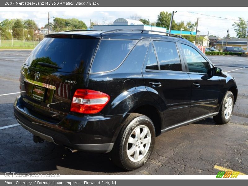 Black / Black 2007 Mercedes-Benz ML 350 4Matic