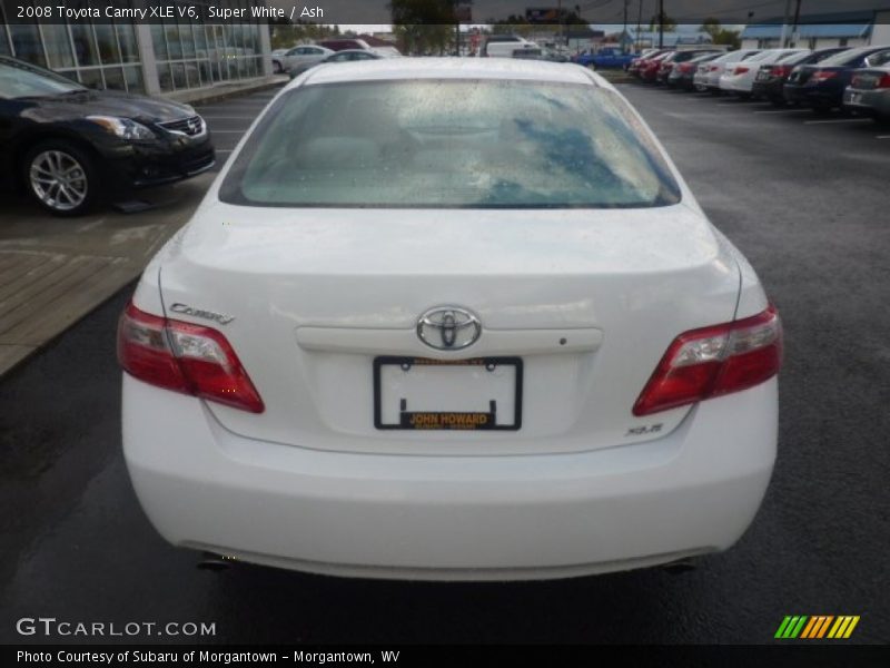Super White / Ash 2008 Toyota Camry XLE V6