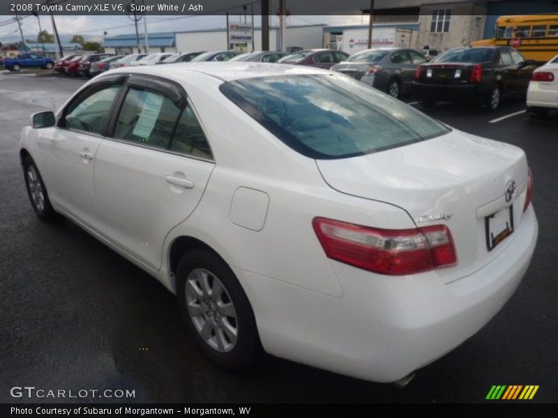 Super White / Ash 2008 Toyota Camry XLE V6