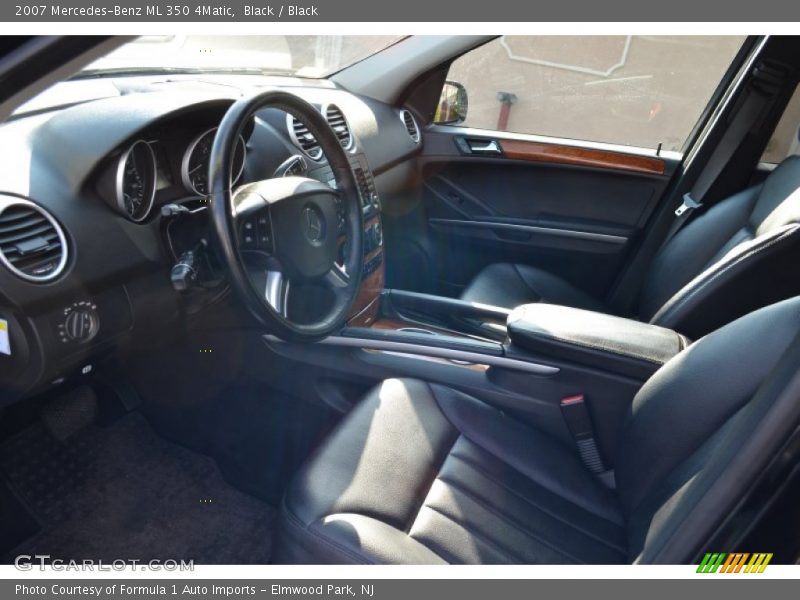 Black / Black 2007 Mercedes-Benz ML 350 4Matic