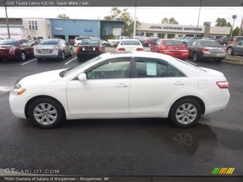 Super White / Ash 2008 Toyota Camry XLE V6