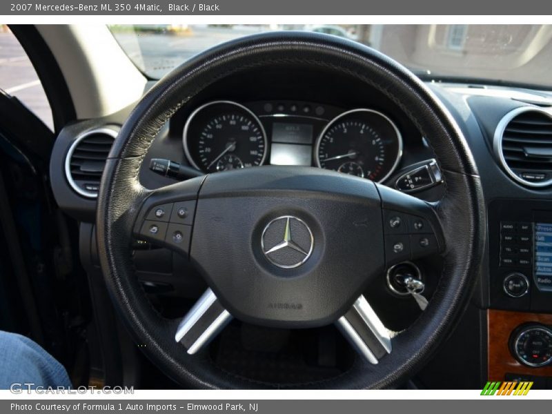 Black / Black 2007 Mercedes-Benz ML 350 4Matic