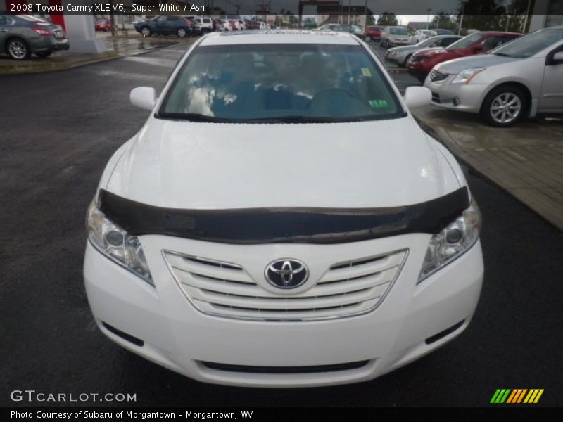 Super White / Ash 2008 Toyota Camry XLE V6