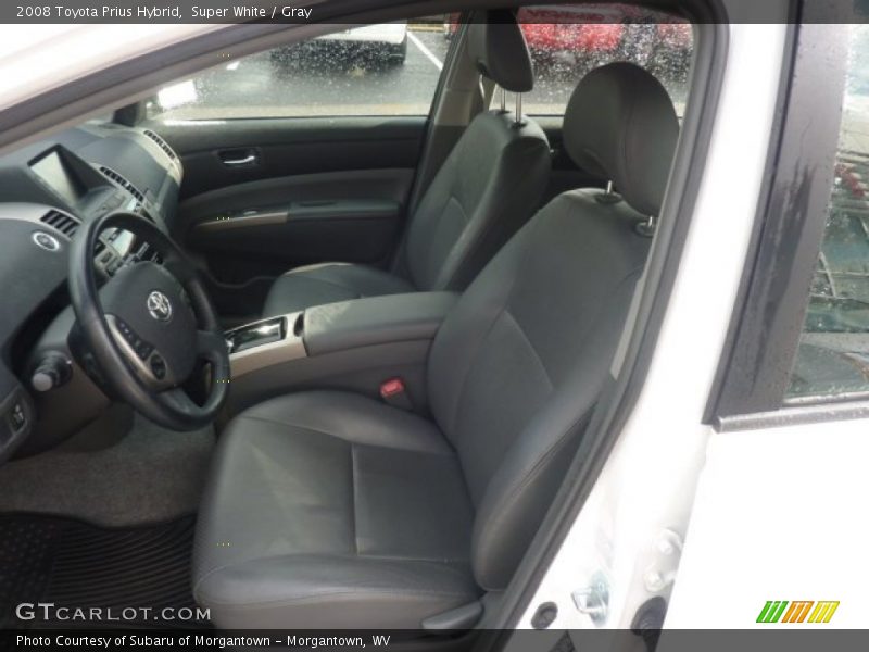 Super White / Gray 2008 Toyota Prius Hybrid