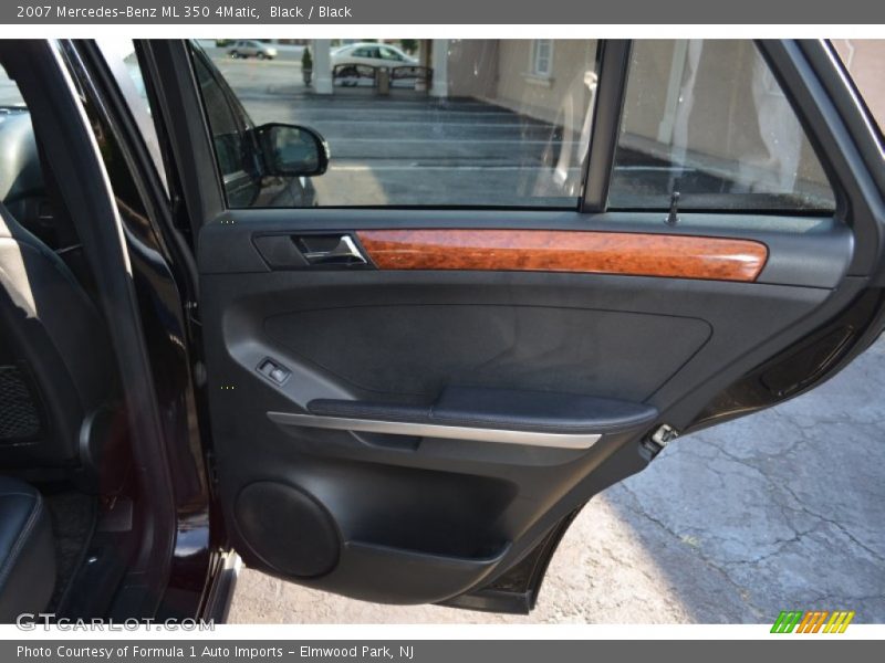 Black / Black 2007 Mercedes-Benz ML 350 4Matic