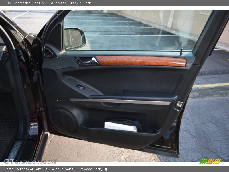 Black / Black 2007 Mercedes-Benz ML 350 4Matic