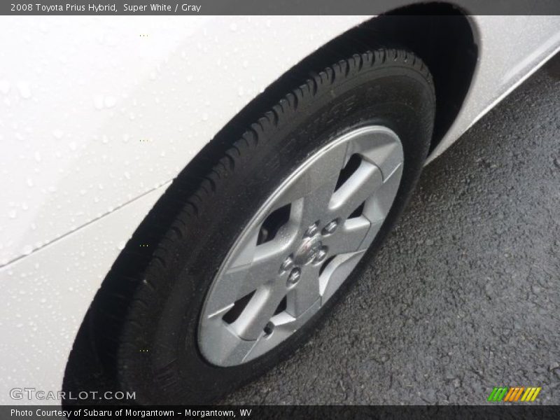 Super White / Gray 2008 Toyota Prius Hybrid