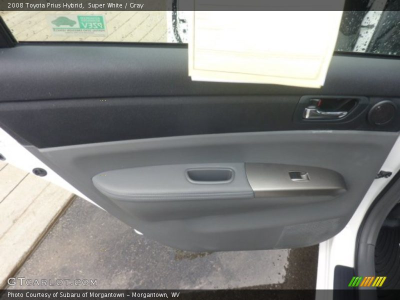 Super White / Gray 2008 Toyota Prius Hybrid