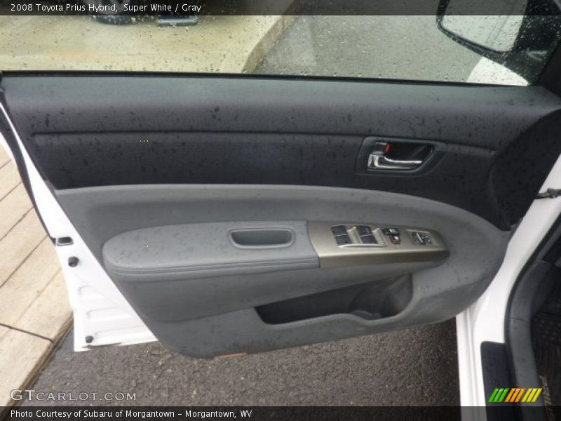 Super White / Gray 2008 Toyota Prius Hybrid