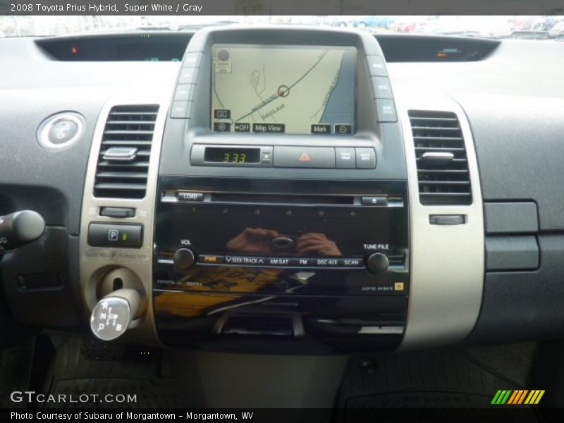 Super White / Gray 2008 Toyota Prius Hybrid