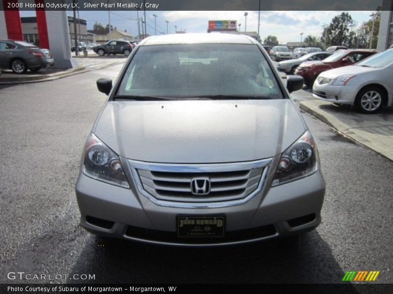 Silver Pearl Metallic / Gray 2008 Honda Odyssey LX
