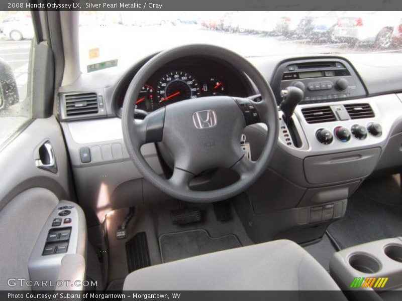 Silver Pearl Metallic / Gray 2008 Honda Odyssey LX