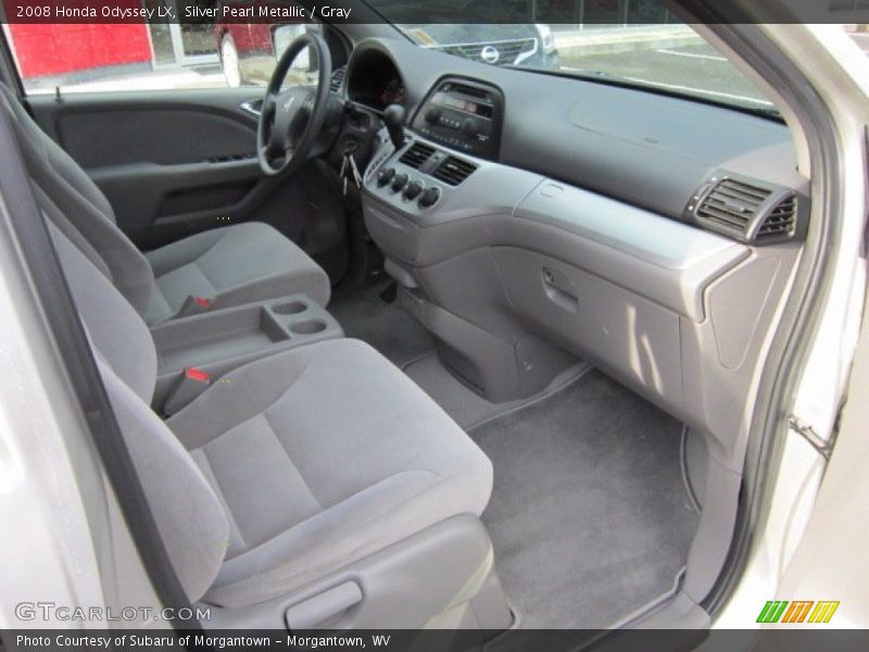 Silver Pearl Metallic / Gray 2008 Honda Odyssey LX