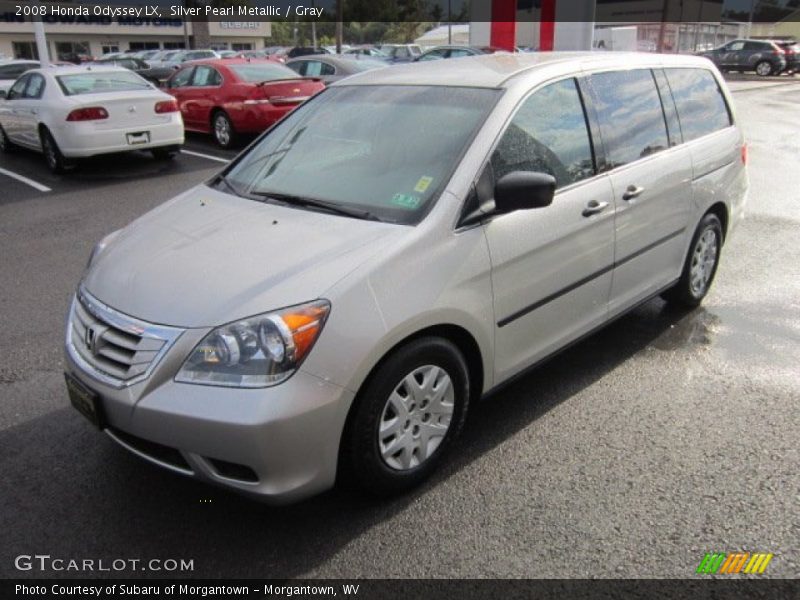 Silver Pearl Metallic / Gray 2008 Honda Odyssey LX