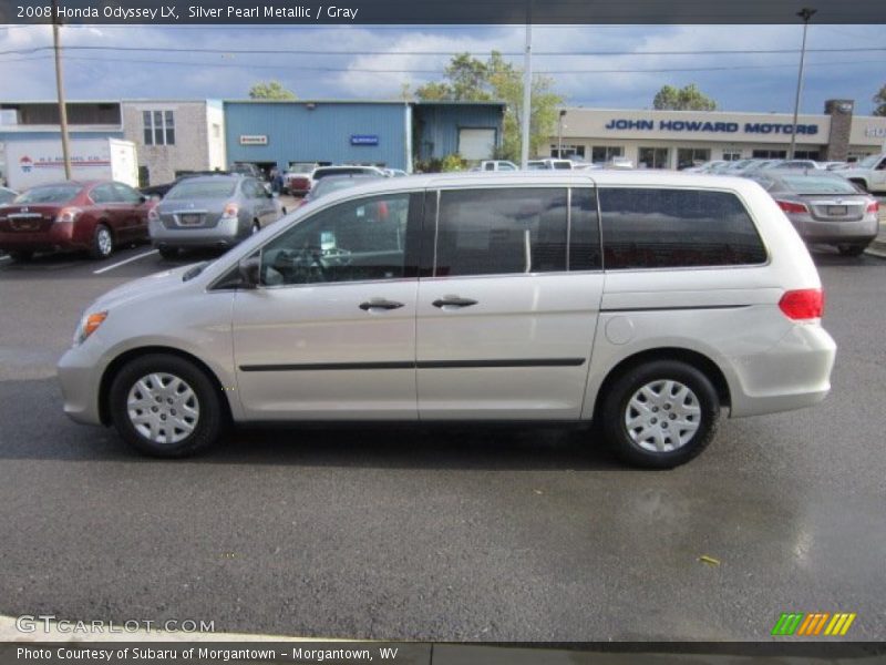 Silver Pearl Metallic / Gray 2008 Honda Odyssey LX