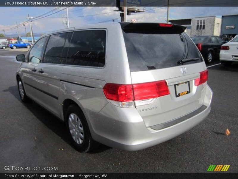 Silver Pearl Metallic / Gray 2008 Honda Odyssey LX