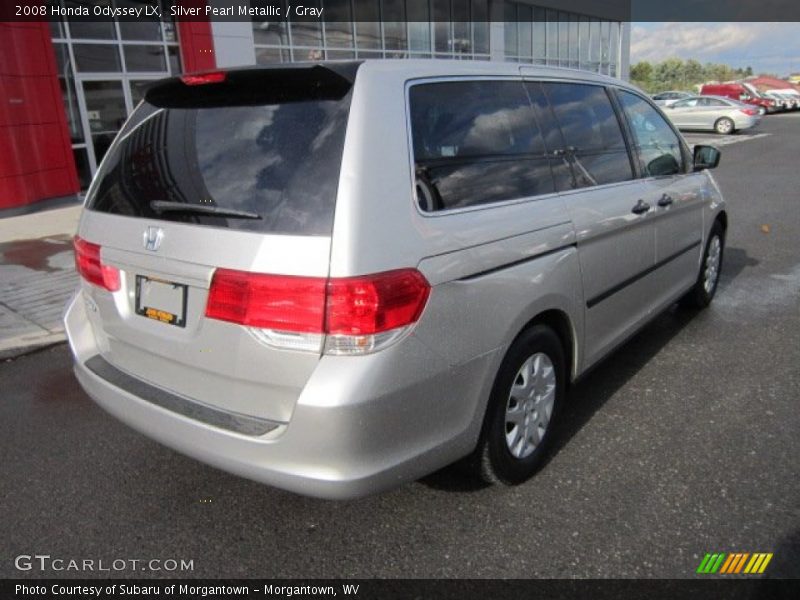 Silver Pearl Metallic / Gray 2008 Honda Odyssey LX