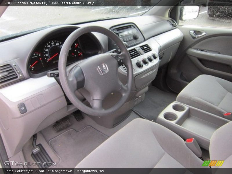 Silver Pearl Metallic / Gray 2008 Honda Odyssey LX