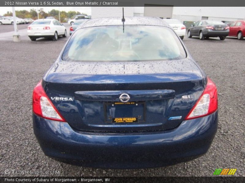 Blue Onyx Metallic / Charcoal 2012 Nissan Versa 1.6 SL Sedan