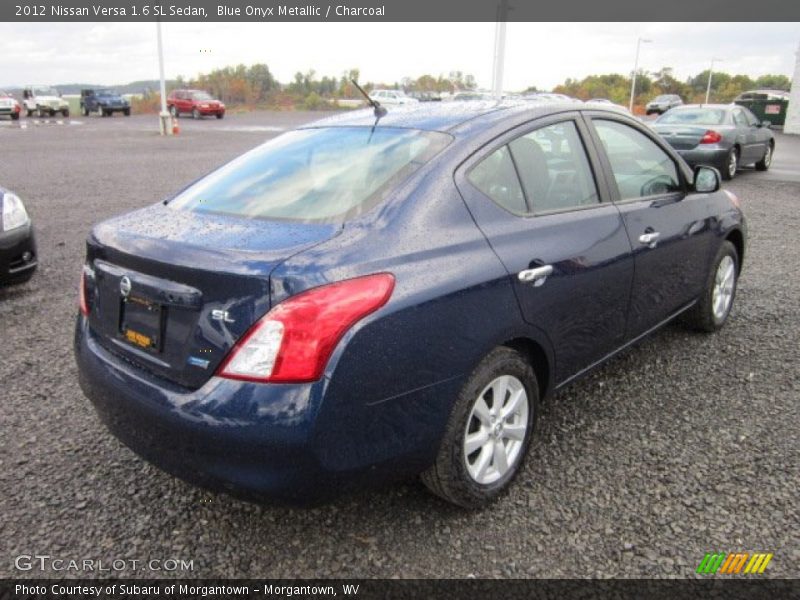 Blue Onyx Metallic / Charcoal 2012 Nissan Versa 1.6 SL Sedan