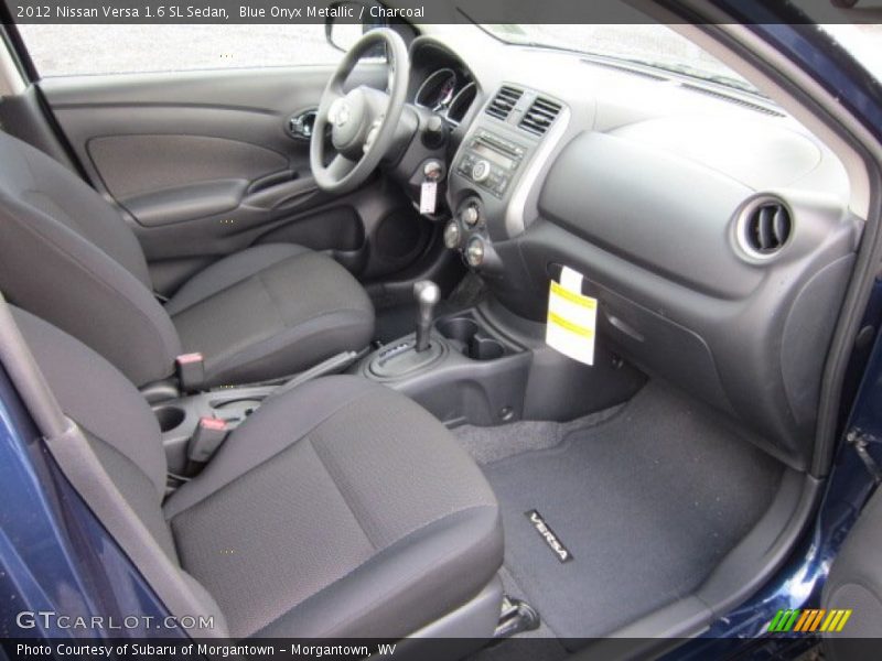  2012 Versa 1.6 SL Sedan Charcoal Interior
