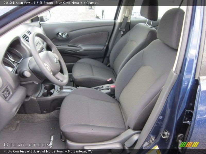  2012 Versa 1.6 SL Sedan Charcoal Interior