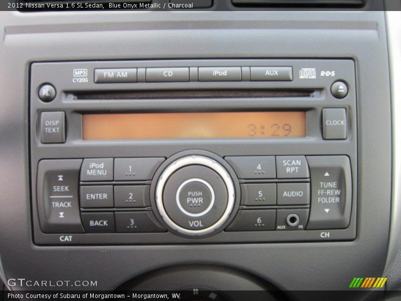 Audio System of 2012 Versa 1.6 SL Sedan