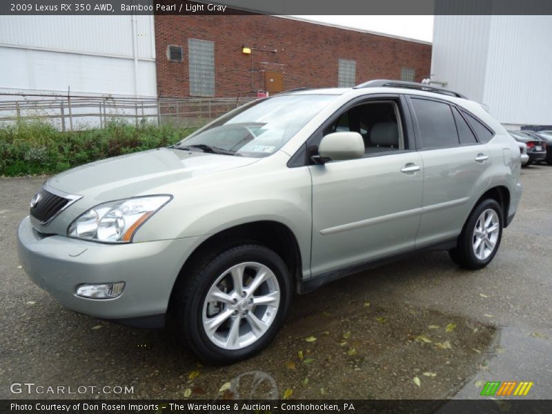 Bamboo Pearl / Light Gray 2009 Lexus RX 350 AWD