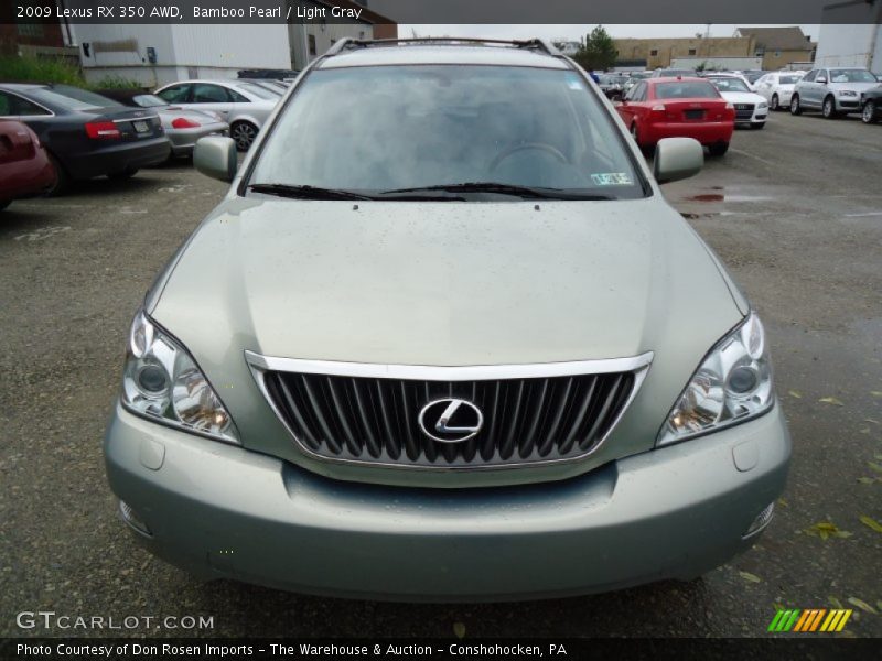 Bamboo Pearl / Light Gray 2009 Lexus RX 350 AWD