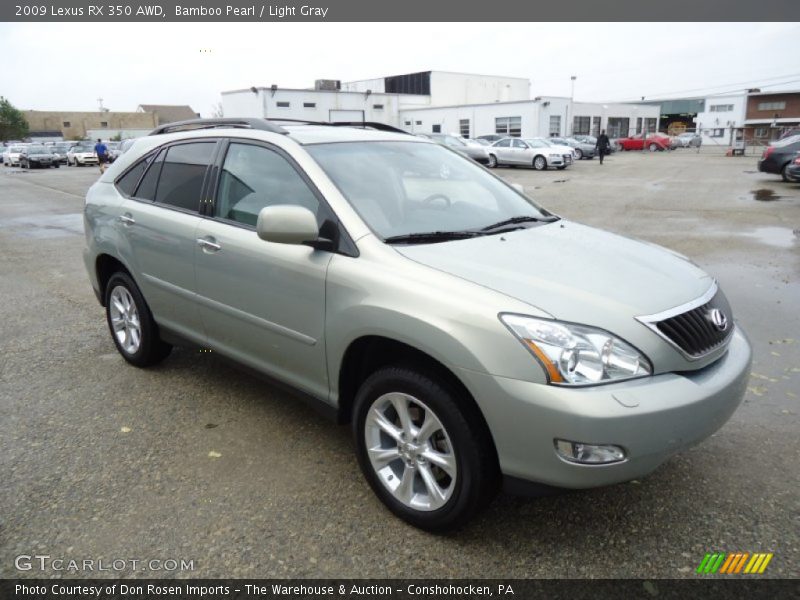 Bamboo Pearl / Light Gray 2009 Lexus RX 350 AWD