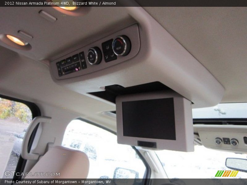 Blizzard White / Almond 2012 Nissan Armada Platinum 4WD