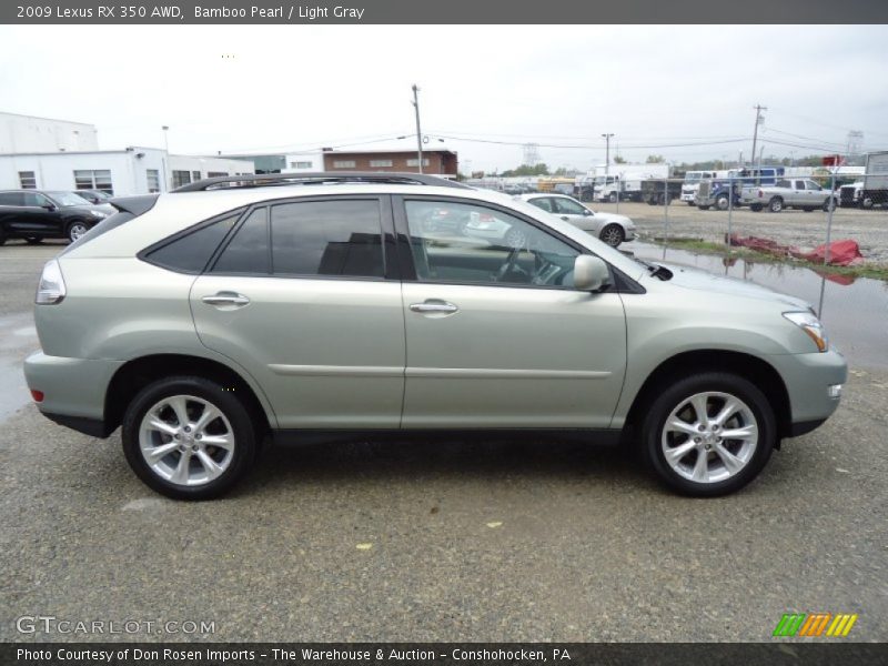 Bamboo Pearl / Light Gray 2009 Lexus RX 350 AWD