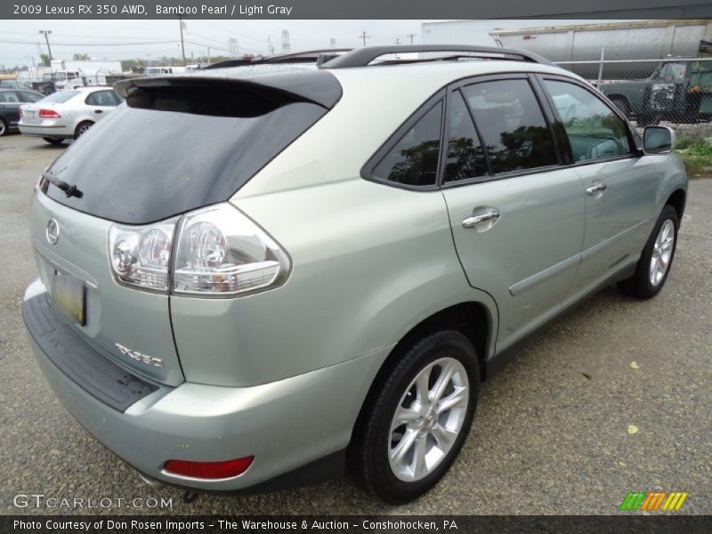 Bamboo Pearl / Light Gray 2009 Lexus RX 350 AWD