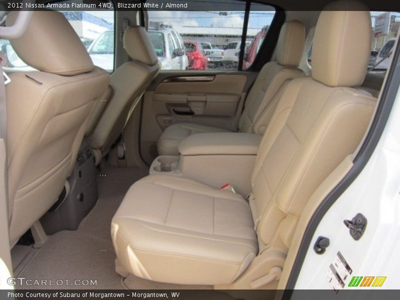  2012 Armada Platinum 4WD Almond Interior