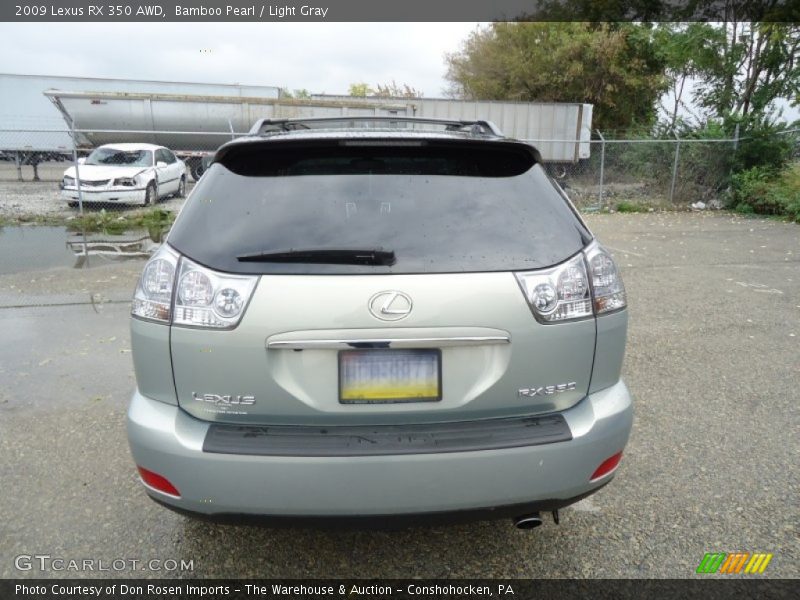 Bamboo Pearl / Light Gray 2009 Lexus RX 350 AWD