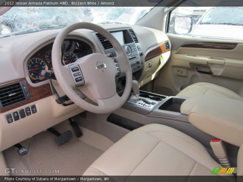 Almond Interior - 2012 Armada Platinum 4WD 
