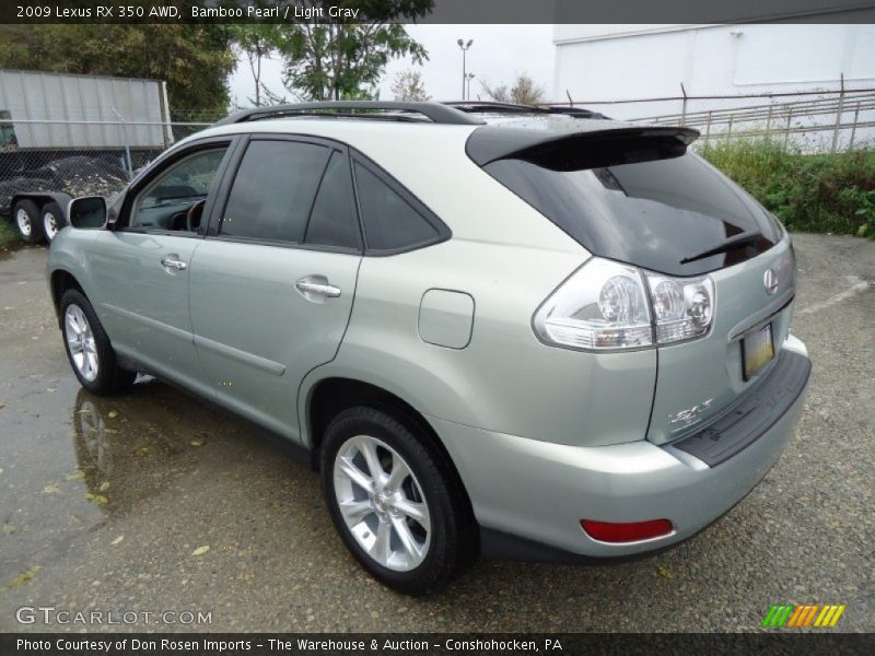Bamboo Pearl / Light Gray 2009 Lexus RX 350 AWD