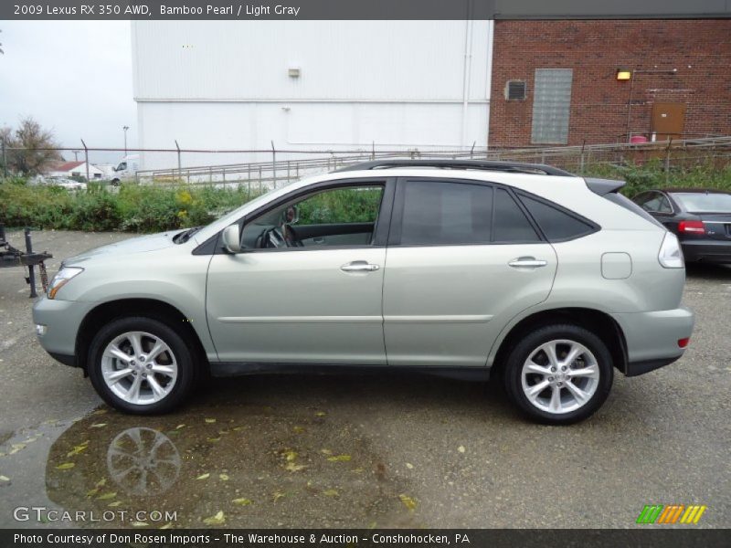 Bamboo Pearl / Light Gray 2009 Lexus RX 350 AWD